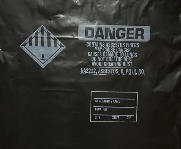 Disposal Bag – ACM Label – 75/roll