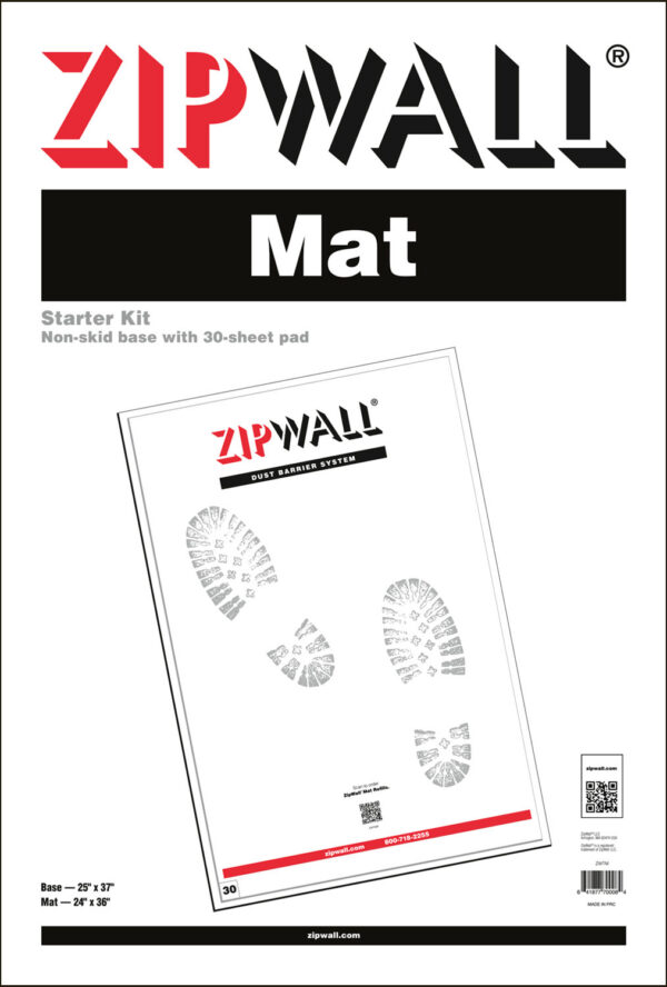 Starter Kit - Zip Wall Tacky Mat