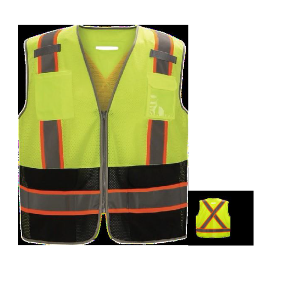 Hi-Viz 4 Pocket Safety Vest – Class II
